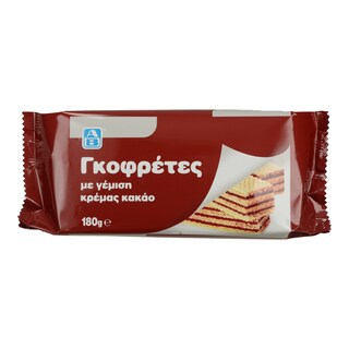 ΑΒ | Γκοφρέτα Γέμιση Κακάο 180gr