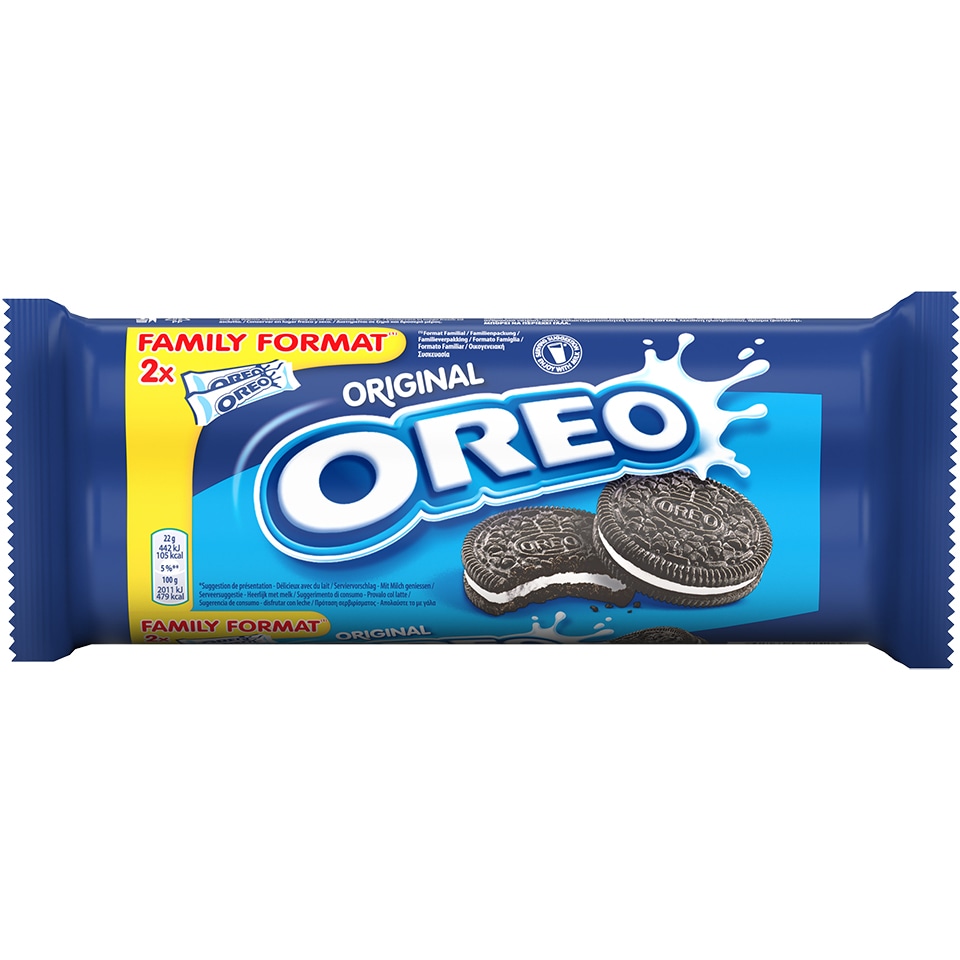 OREO Μπισκότα Γεμιστά Βανίλια 2x154g