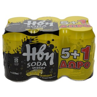 HBH | ΣΟΔΑ ΛΕΜΟΝΙ ΚΟΥΤΙ 4 Χ 330 ML