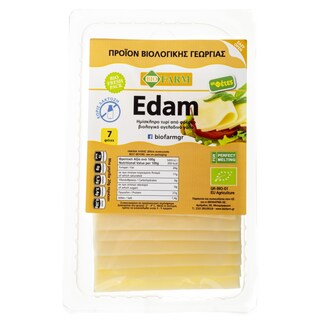 ΒΙΟΦΑΡΜΑ | Τυρί Ημίσκληρο Bio Edam Χωρίς Λακτόζη Φέτες 150g