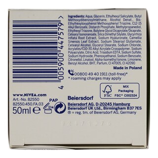 NIVEA | Κρέμα Ημέρας Urban Skin Defence SPF20 50ml