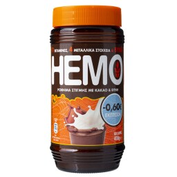 HEMO | Ρόφημα Στιγμής Κακάο & Βύνη 400gr Έκπτωση 0.60Ε 0,60E