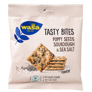 WASA | Κράκερ Tasty Bites με Σπόρους Παπαρούνας 50g