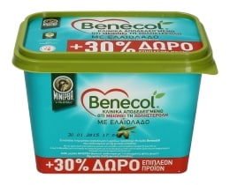 BENECOL | ΜΑΡΓΑΡΙΝΗ ΜΕ ΕΛΑΙΟΛΑΔΟ 500 GR 75ΓΡ ΔΩΡΟ