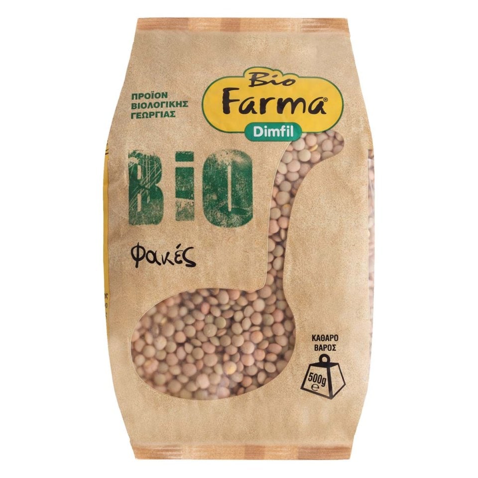 BIO FARMA Φακές Ψιλές Bio 500g