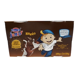 JUNIOR | KIDS YOGHURT ΚΑΚΑΟ 2 Χ 150 GR