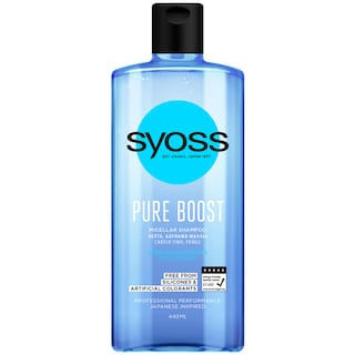 SYOSS | Σαμπουάν Micellar Pure Boost Λεπτά Αδύναμα Μαλλιά 440ml