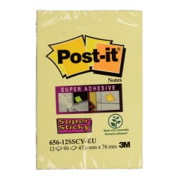 POST IT | Αυτοκόλλητα Post it Super Sticky 90 Τεμάχια