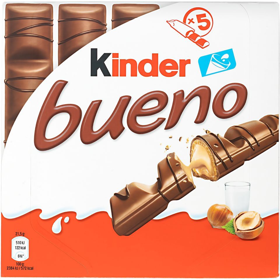 KINDER Γκοφρέτα Bueno 107.5g