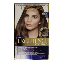 EXCELLENCE | ΒΑΦΗ ΜΑΛΛΙΩΝ ΣΕΤ 600 ΞΑΝΘΟ ΣΚΟΥΡΟ ΒΑΘΥ 48 ML