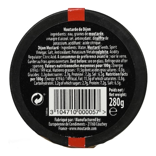 BORNIER | Μουστάρδα Dijon 280g