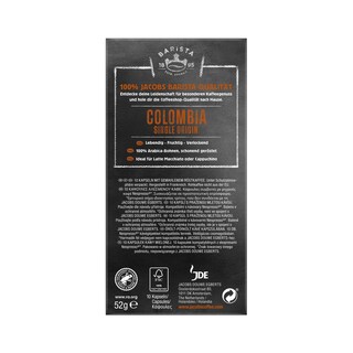 JACOBS | Κάψουλες Καφέ Colombia Barista Editions 10x5.2g