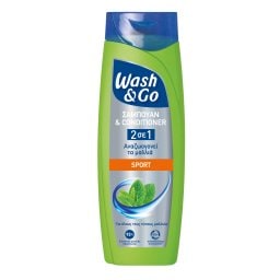 WASH&GO | Σαμπουάν Sport 2σε1 360ml