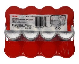 COCA COLA | Αναψυκτικό Cola Κουτί 12 X 150ml