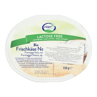 - | Τυρί Κρέμα Zuger Bio Χωρίς Λακτόζη 150g