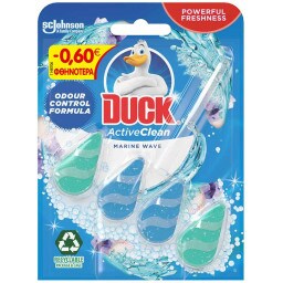 DUCK | Block Λεκάνης WC Active Clean Marine 38.6g Έκπτωση 0.60Ε