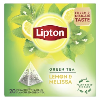 LIPTON | Τσάι Πράσινο Λεμόνι & Μελισσόχορτο 20 Τεμάχια