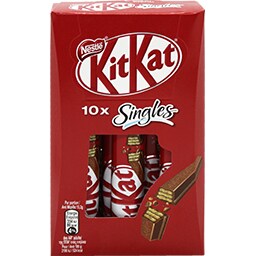 KITKAT | ΓΚΟΦΡΕΤΕΣ ΕΠΙΚΑΛΥΜΜΕΝΕΣ ΜΕ ΣΟΚΟΛΑΤΑ 10 X 15.2GR