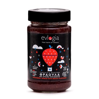 EVLOGIA | ΑΛΗΘΙΝΗ ΓΕΥΣΗ ΕΛΛΑΔΟΣ | EVLOGIA SPREAD STRAWB BISC FL  280G