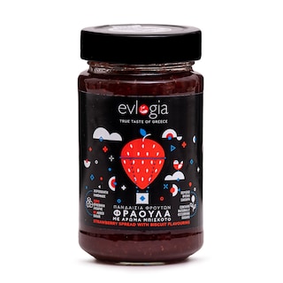 EVLOGIA | ΑΛΗΘΙΝΗ ΓΕΥΣΗ ΕΛΛΑΔΟΣ | EVLOGIA SPREAD STRAWB BISC FL  280G