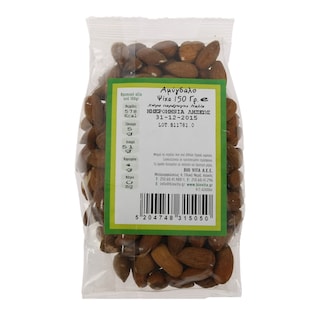 BIO VITA | ΞΗΡΟΙ ΚΑΡΠΟΙ ΑΜΥΓΔΑΛΟ ΨΙΧΑ ΒΙΟΛΟΓΙΚΟ 150 GR