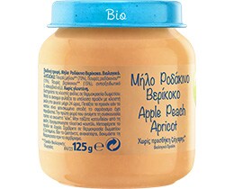 NESTLE | Παιδική Τροφή Μήλο Ροδάκινο Βερίκοκο 125gr