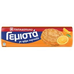 ΠΑΠΑΔΟΠΟΥΛΟΥ | Μπισκότα Γεμιστά Πορτοκάλι 200g