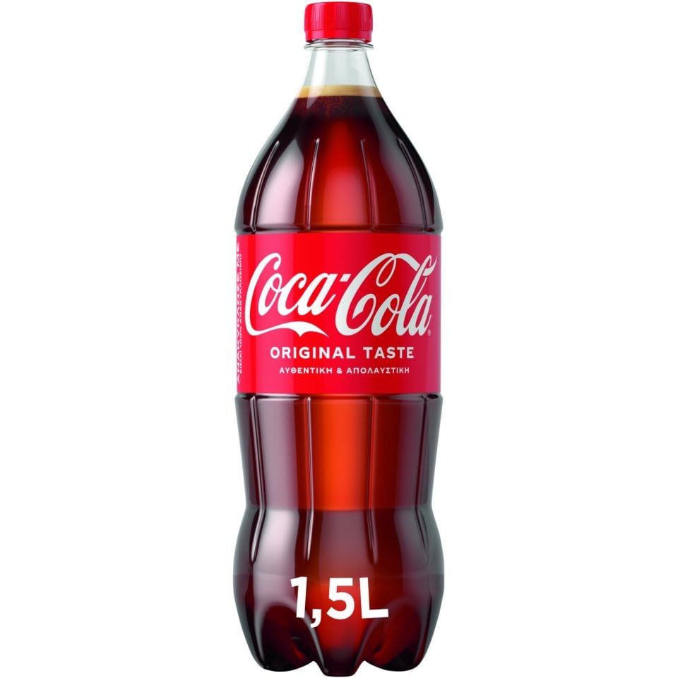 COCA COLA Αναψυκτικό Cola Φιάλη 1,5lt