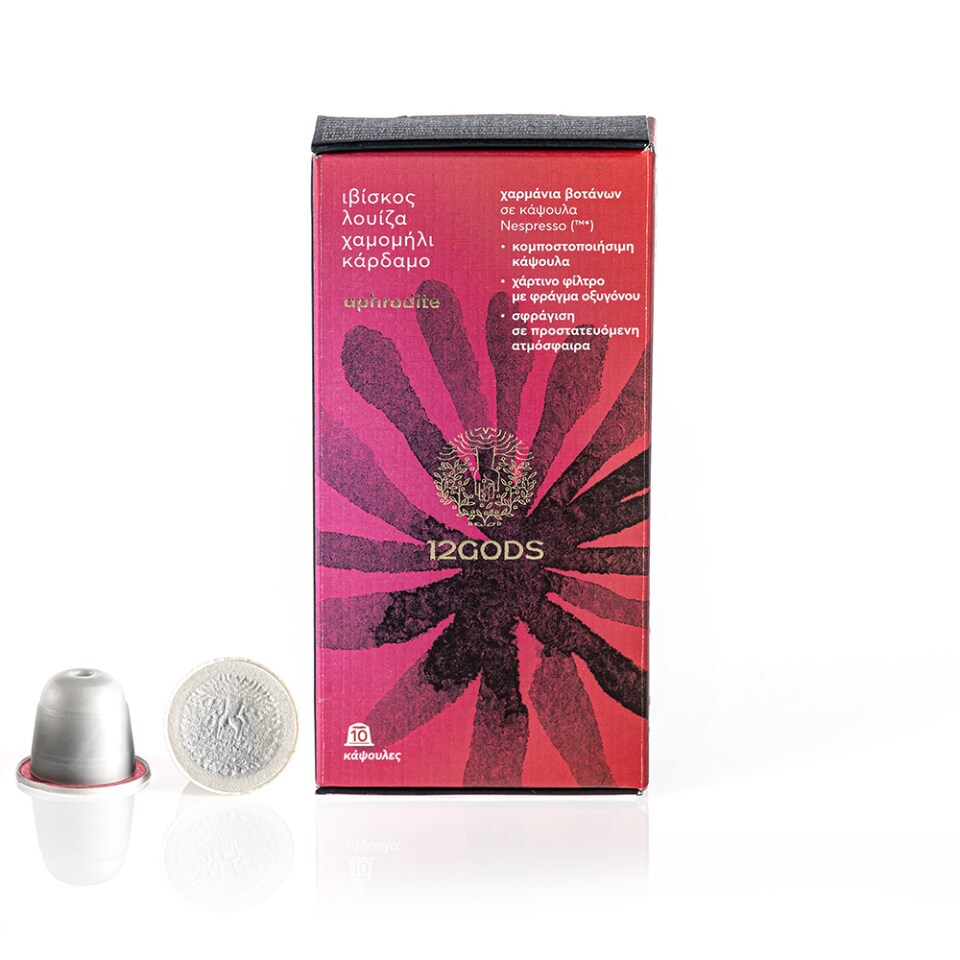 12GODS Κάψουλες Τσάι Βοτάνων Aphrodite Natural Boost & Slim 10x1.9g