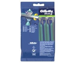 GILLETTE | BLUE II PLUS SLALOM | ΞΥΡΙΣΤΙΚΗ ΜΗΧΑΝΗ ΜΙΑΣ ΧΡΗΣΗΣ ΕΥΑΙΣΘΗΤΕΣ ΕΠΙΔΕΡΜΙΔΕΣ 10 ΤΕΜ