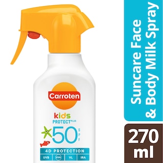 CARROTEN | Αντηλιακό Γαλάκτωμα Kids Protect Plus Spray Trigger SPF50 270ml