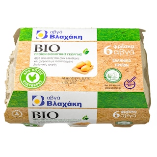 ΒΛΑΧΑΚΗΣ | ΑΥΓΑ ΒΙΟ 6ΑΔΑ  320 GR