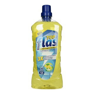 TOP FLAS | Καθαριστικό Γενικής Χρήσης Λεμόνι 1.5lt