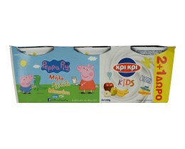 ΚΡΙ ΚΡΙ | Παιδικό Γιαούρτι Με 3 Φρούτα 2+1 Τεμάχιο Δώρο 420 gr