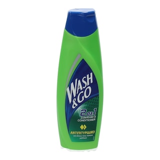WASH&GO | ΣΑΜΠΟΥΑΝ 2 ΣΕ 1 ΚΑΤΑ ΤΗΣ ΠΙΤΥΡΙΔΑΣ 400 ML