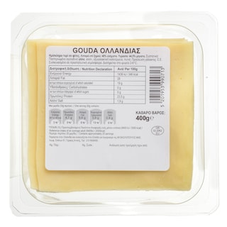 FRESH PACK | Τυρί Γκούντα Ολλανδίας Φέτες 400g