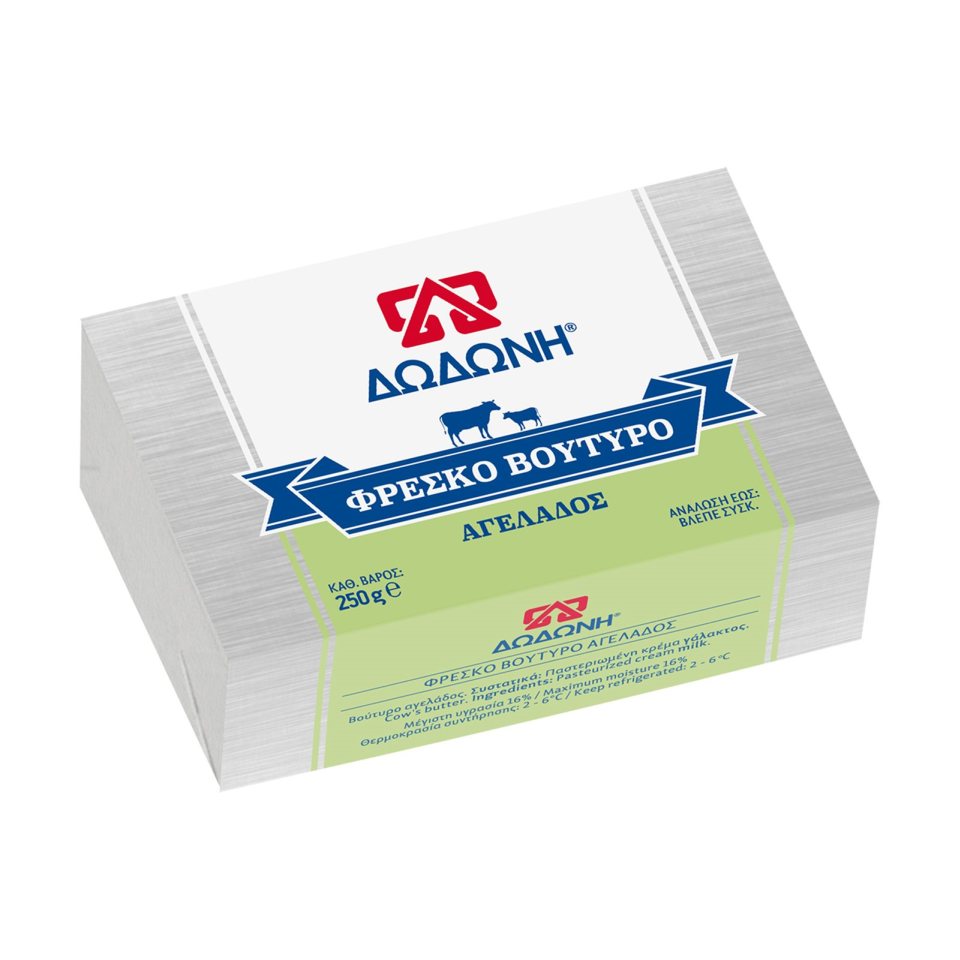 ΔΩΔΩΝΗ Βούτυρο Φρέσκο Αγελάδος 250gr