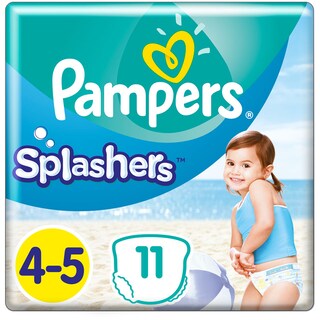 PAMPERS | Πάνες βρακάκι Μαγιό Μωρού Splashers Νο4-5 9-15kg 11 Τεμάχια