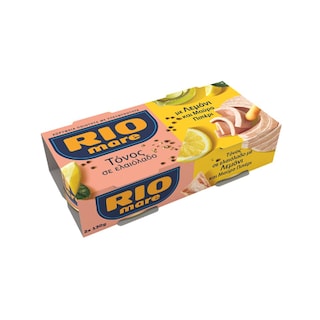 RIO MARE | RIO MARE ΤΟΝΟΣ ΕΛ/ΛΑΔΟ ΛΕΜΟΝΙ&Μ.ΠΙΠ 2Χ130G