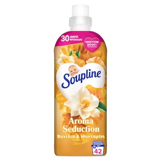 SOUPLINE | Συμπυκνωμένο Μαλακτικό Aroma Βανίλια και Μανταρίνι 42 Μεζούρες