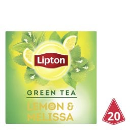 LIPTON | ΤΣΑΪ ΠΡΑΣΙΝΟ ΛΕΜΟΝΙ - ΜΕΛΙΣΟΧΟΡΤΟ ΠΥΡΑΜΙΔΑ 20 ΦΑΚΕΛΑ Χ 1,6 GR