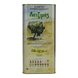 ΛΑΤΖΙΜΑΣ | ΕΞΑΙΡΕΤΙΚΟ ΠΑΡΘΕΝΟ ΕΛΑΙΟΛΑΔΟ  4 LT