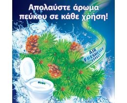 BREF | Μπλοκ Τουαλέτας WC Power Activ Pine Forest 2x50g