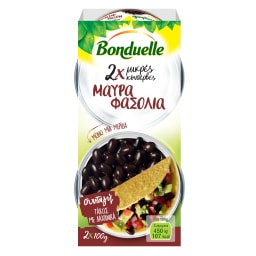 BONDUELLE | Κονσέρβα Μαύρα Φασόλια 2x100g