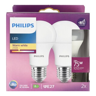 PHILIPS | Λάμπα Led E27 11W 2 Τεμάχια