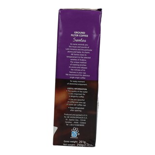 ΑΒ | ΚΑΦΕΣ ΦΙΛΤΡΟΥ SANTOS 250 GR