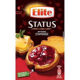 ELITE | Φρυγανιές Status Σταρένιες 125g