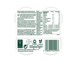 BECEL PRO ACTIV | Ρόφημα Γιαουρτιού Τροπικά Φρούτα & Τζίντζερ 4x75g