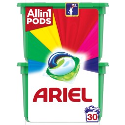 ARIEL | Kάψουλες Πλυντηρίου Ρούχων Allin1 Pods Color 15 Τεμάχια 1+1 Δώρο