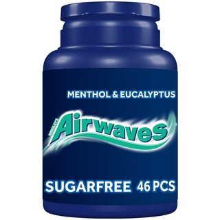 AIRWAVES | Τσίχλες Μενθόλη & Ευκάλυπτος 64g